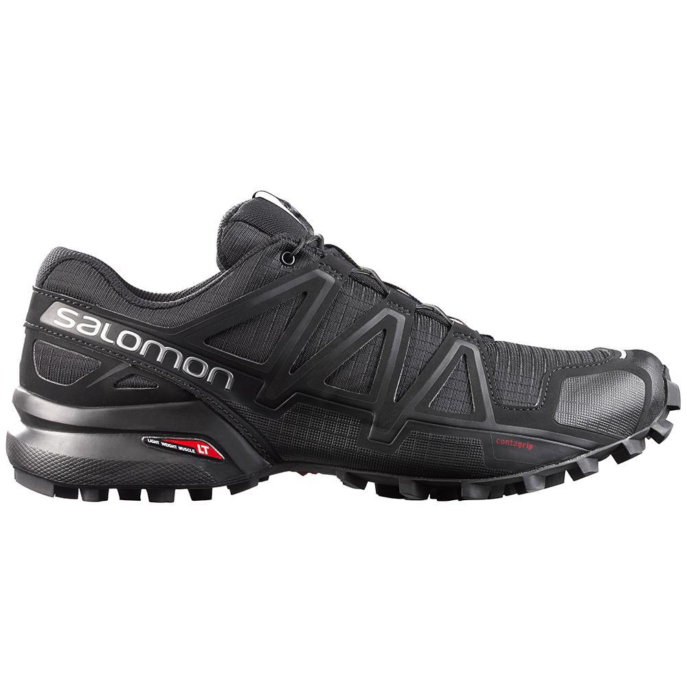 Salomon SPEEDCROSS 4 Zapatillas De Running Hombre - Negras - Colombia (36095-WSEM)